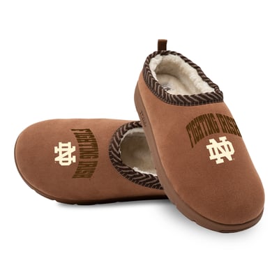 Notre Dame Fighting Irish ISlide Unisex Tonal Pop Mission Slippers - Tan
