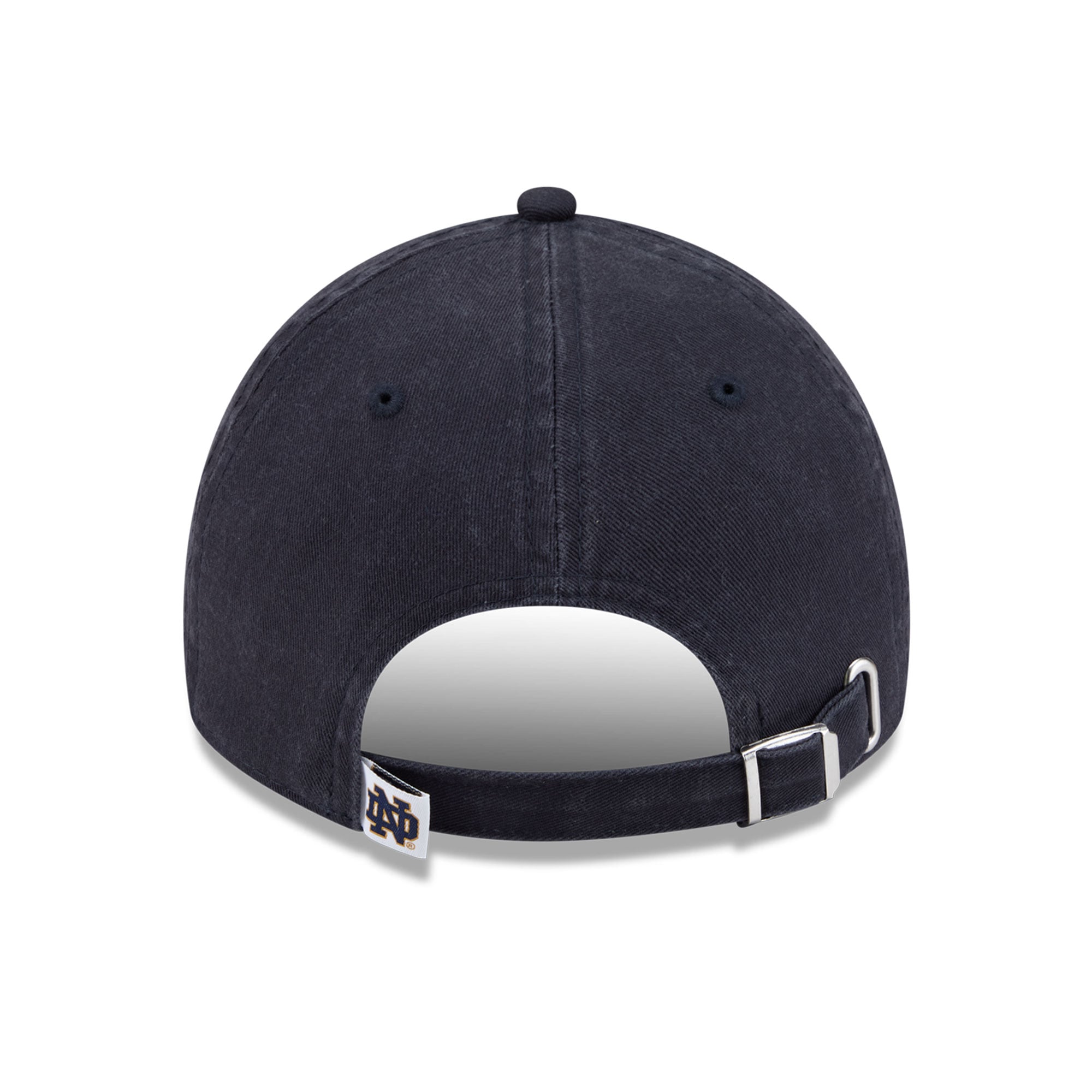 Casquette unisexe New Era bleu marine Notre Dame Fighting Irish Offset classique et décontractée ajustable
