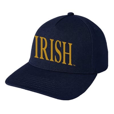 Notre Dame Fighting Irish Under Armour Unisex Blitzing Accent Stretch Fit Hat - Navy
