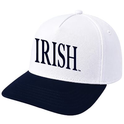 Notre Dame Fighting Irish Under Armour Unisex Blitzing Accent Stretch Fit Hat - White
