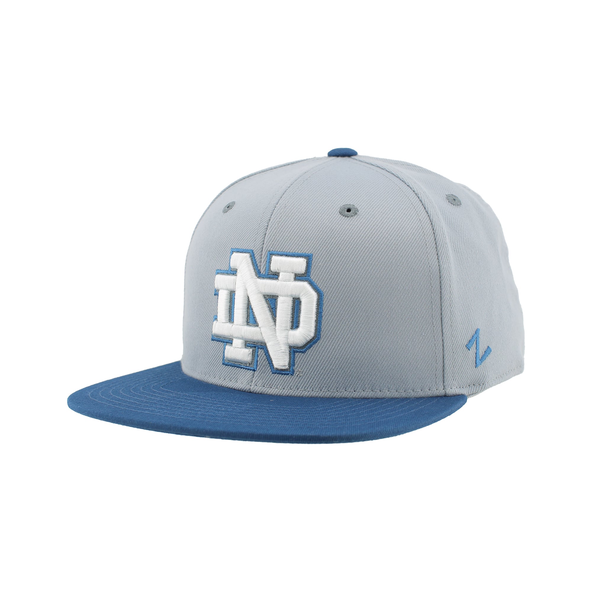 Casquette unisexe Zephyr Gray Notre Dame Fighting Irish pastel