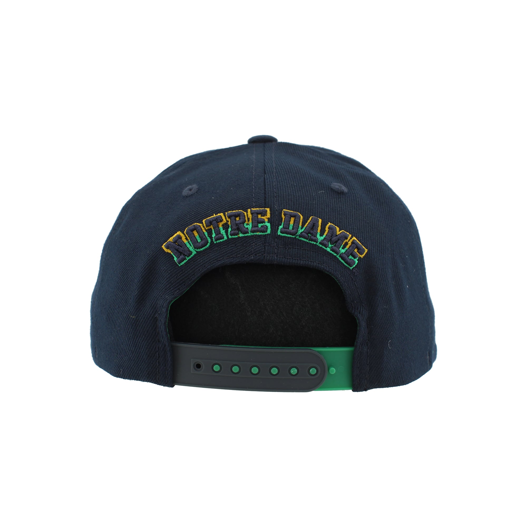 Casquette unisexe Zephyr Navy Notre Dame Fighting Irish Slice 3D Z11