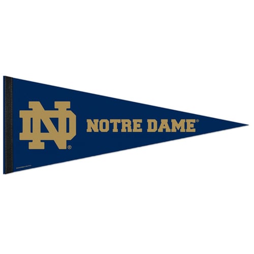 WinCraft Notre Dame Fighting Irish Fanion Premium 12" x 30"