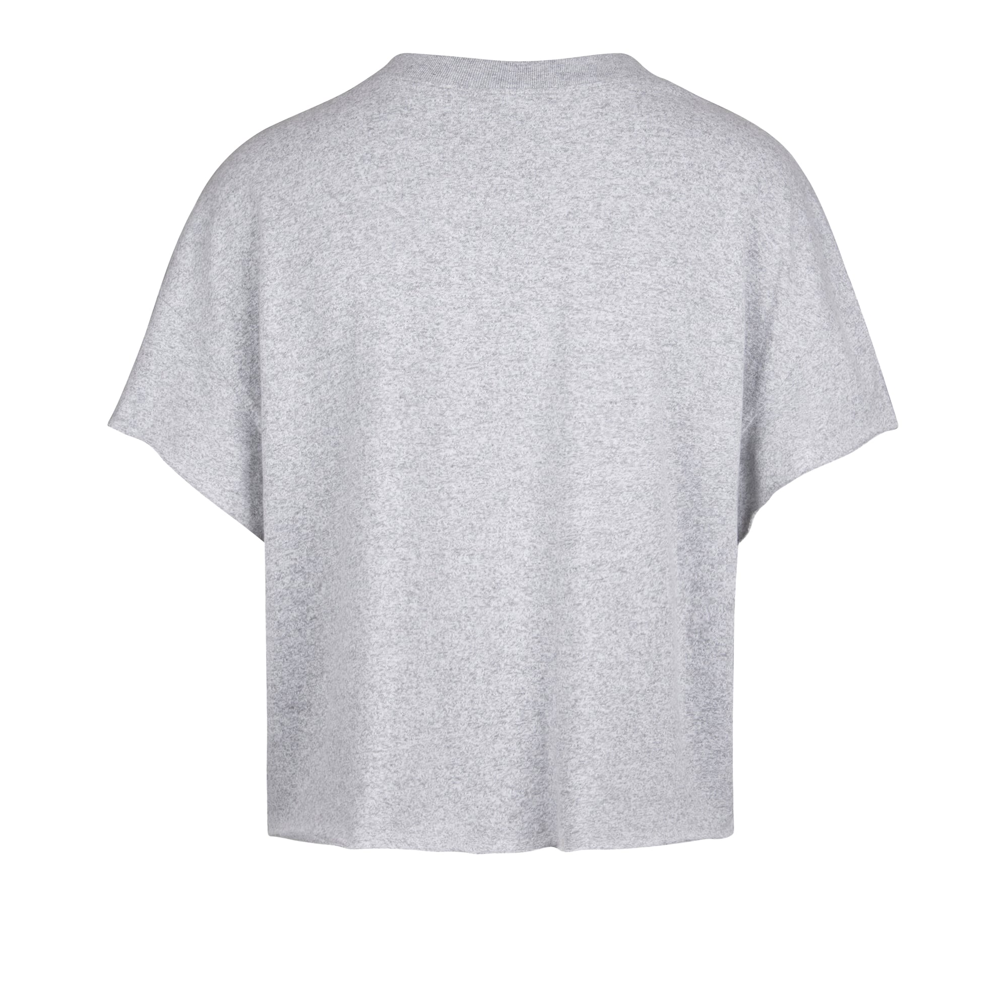 Women's '47  Gray Notre Dame Fighting Irish Banners Out Oversized Notch-Neck T-Shirt