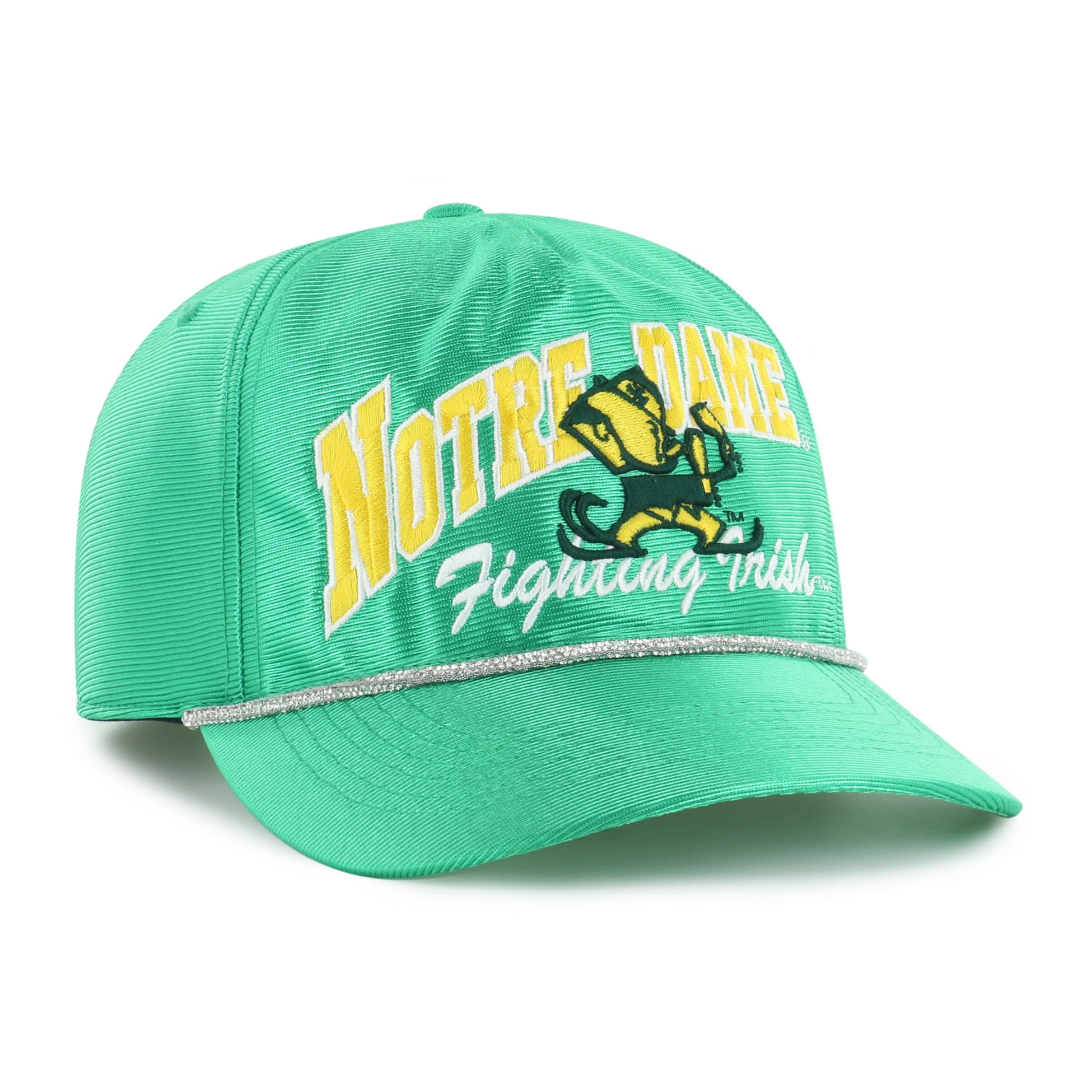 Chapeau ajustable à paillettes vert Notre Dame Fighting Irish '47 pour femme