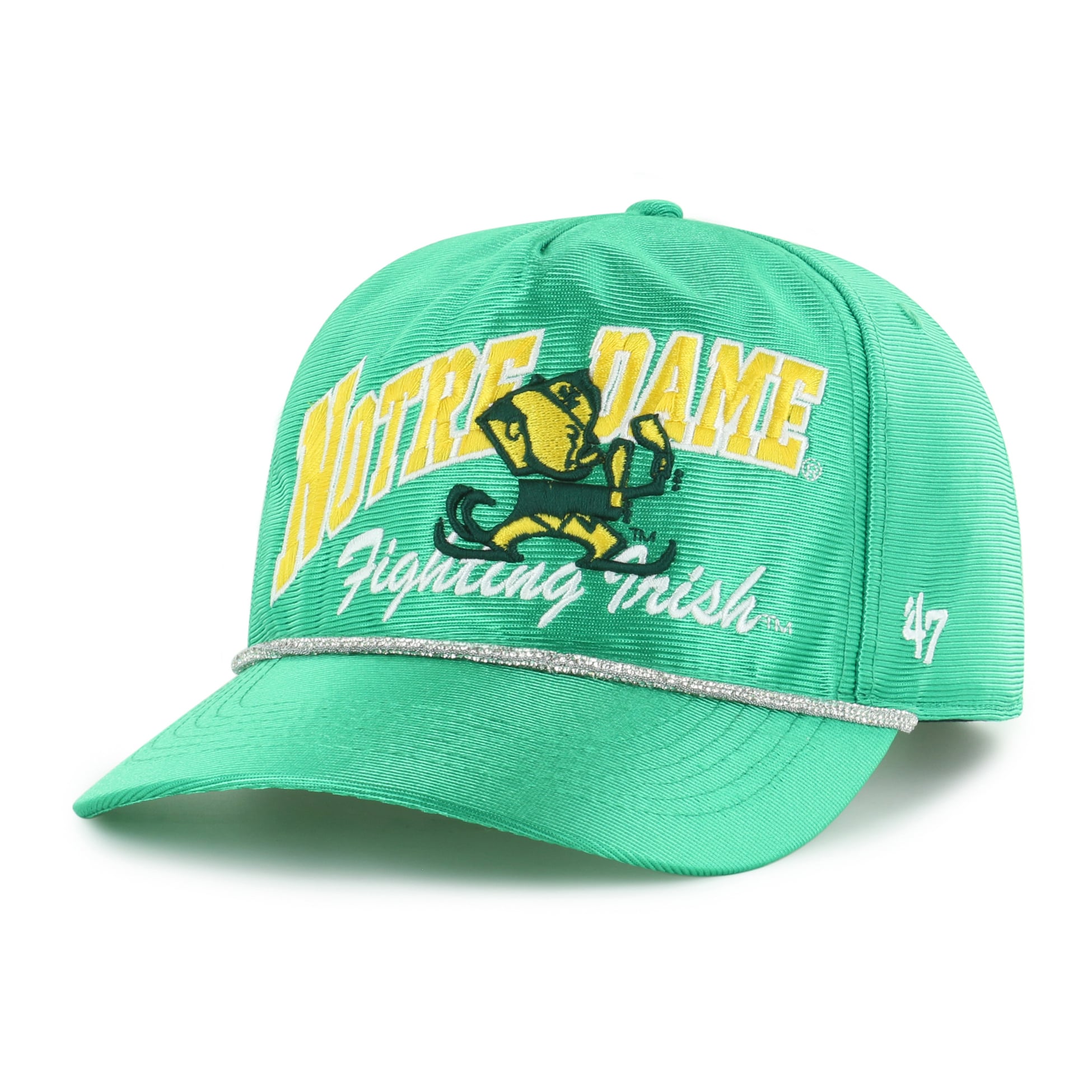 Chapeau ajustable à paillettes vert Notre Dame Fighting Irish '47 pour femme