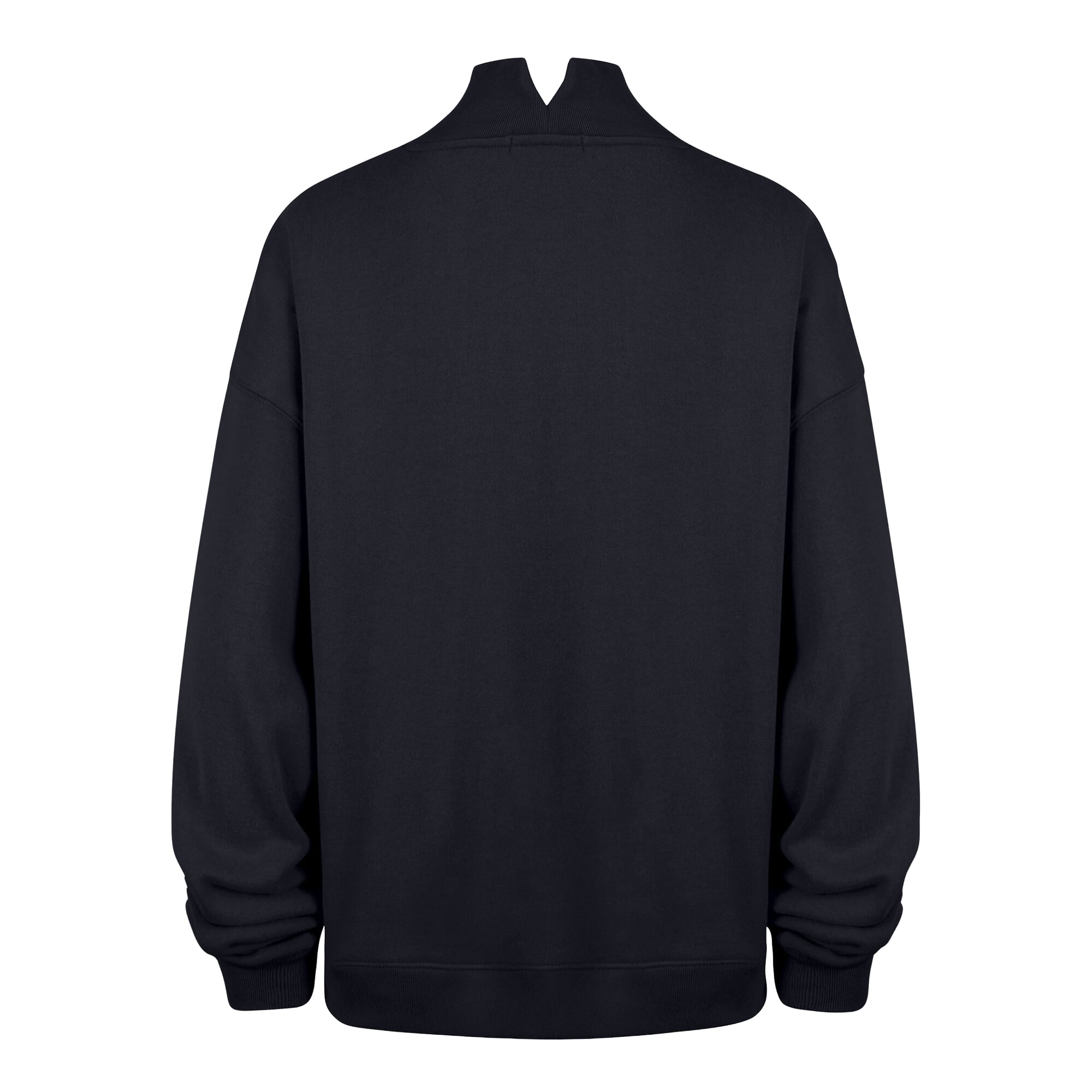 Women's '47  Navy Notre Dame Fighting Irish Mock Neck Sweatshirt