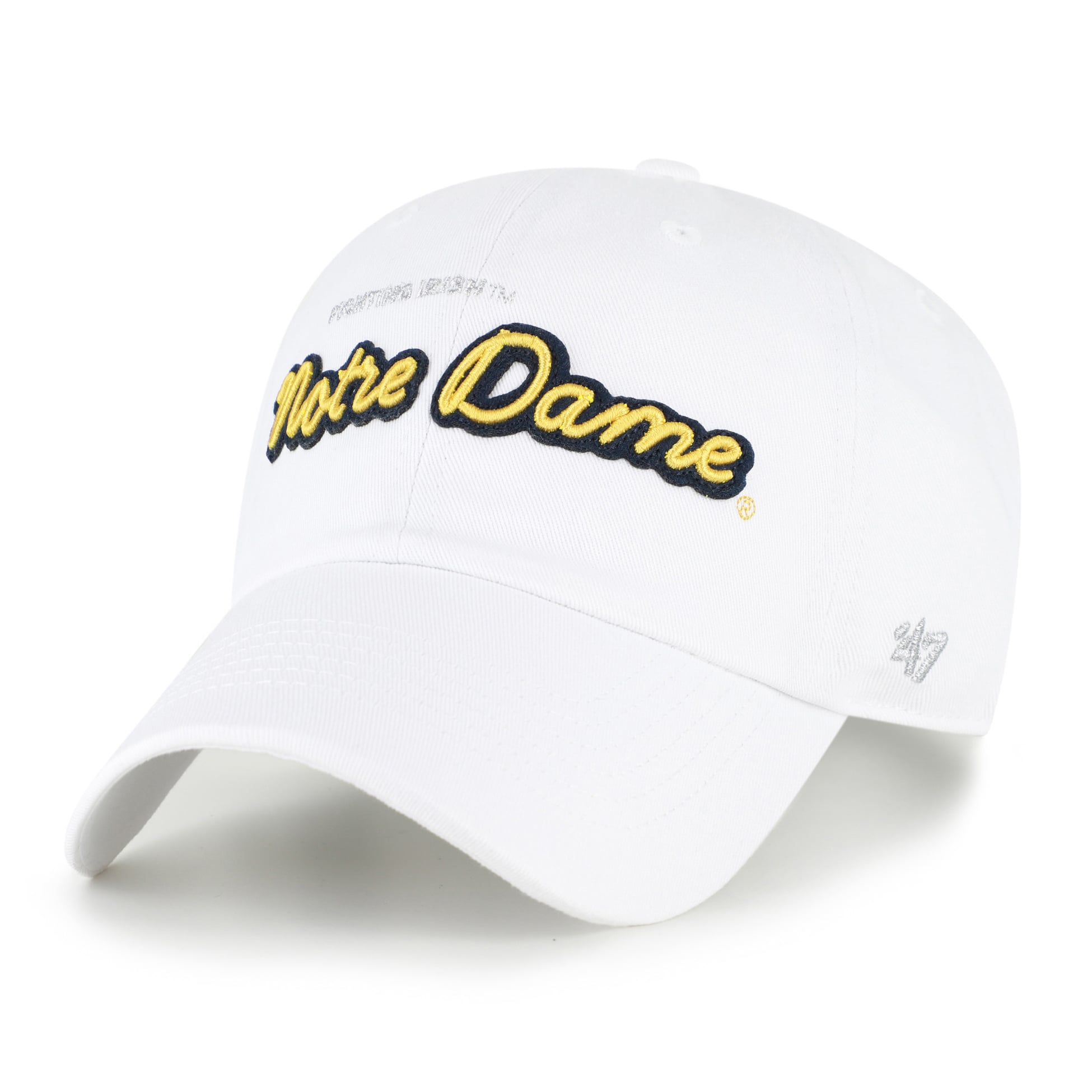 Casquette ajustable « 47 White Notre Dame Fighting Irish » pour femme