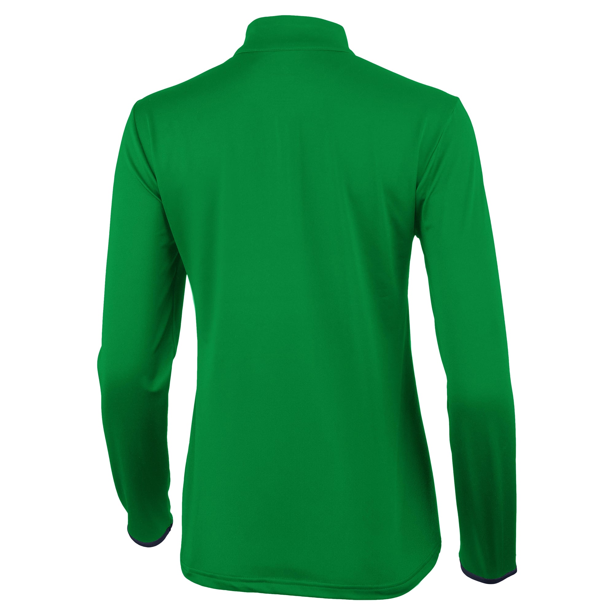 Women's Antigua Green/Navy Notre Dame Fighting Irish Brink Quarter-Zip Pullover