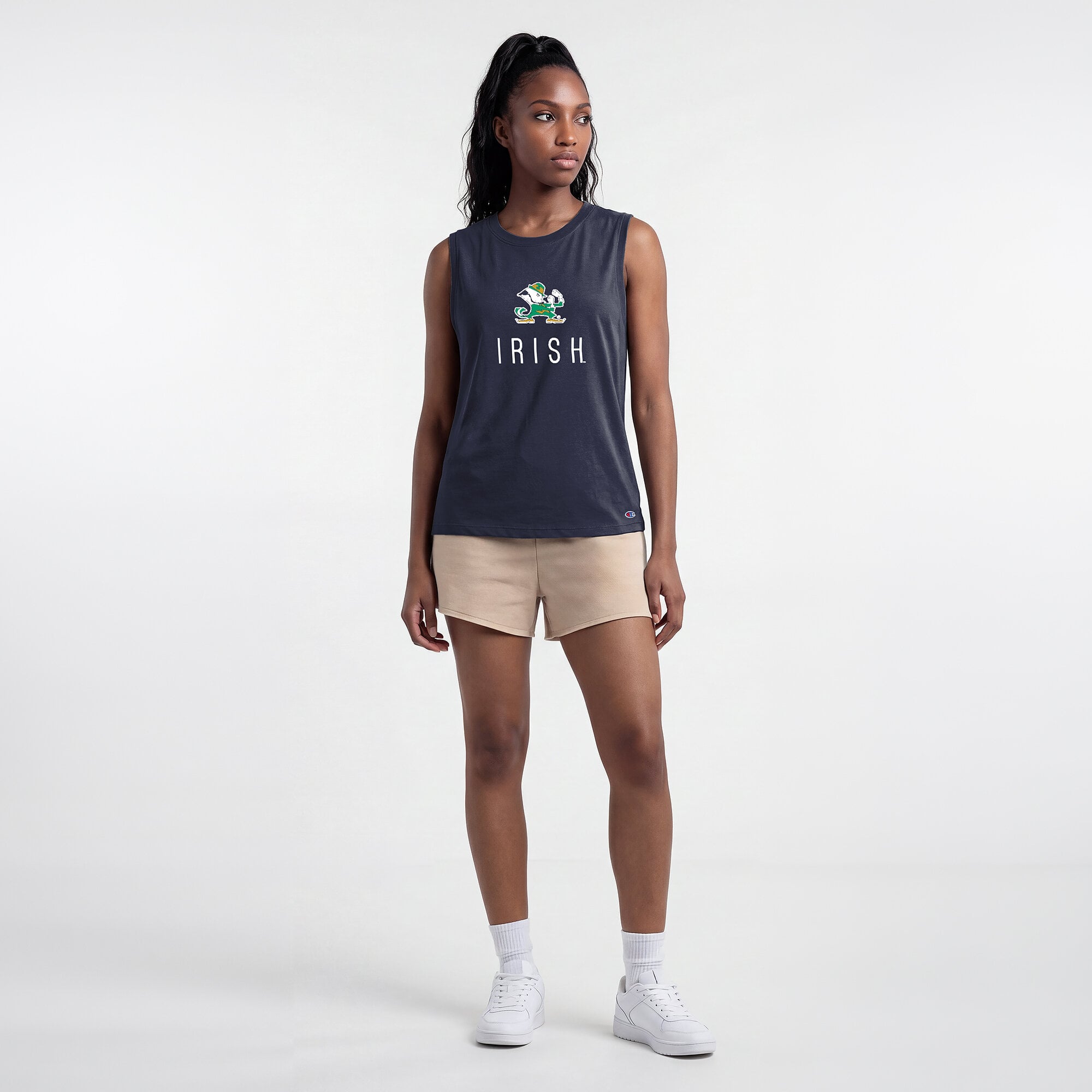 Women's Champion Navy Notre Dame Fighting Irish Lifestyle Tank Top