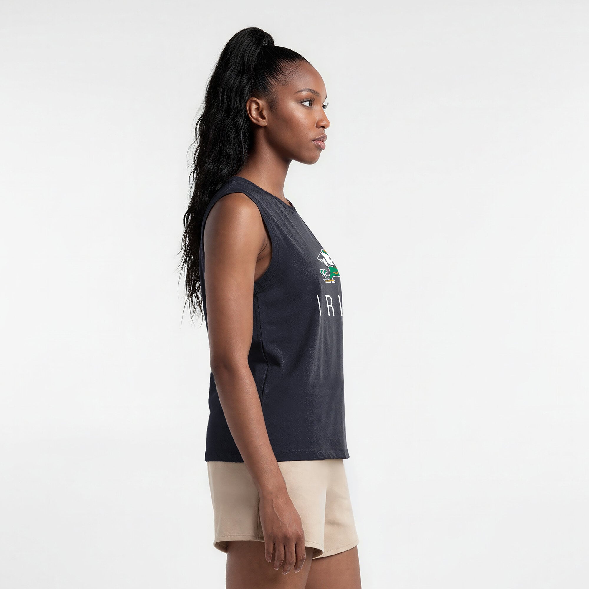 Women's Champion Navy Notre Dame Fighting Irish Lifestyle Tank Top