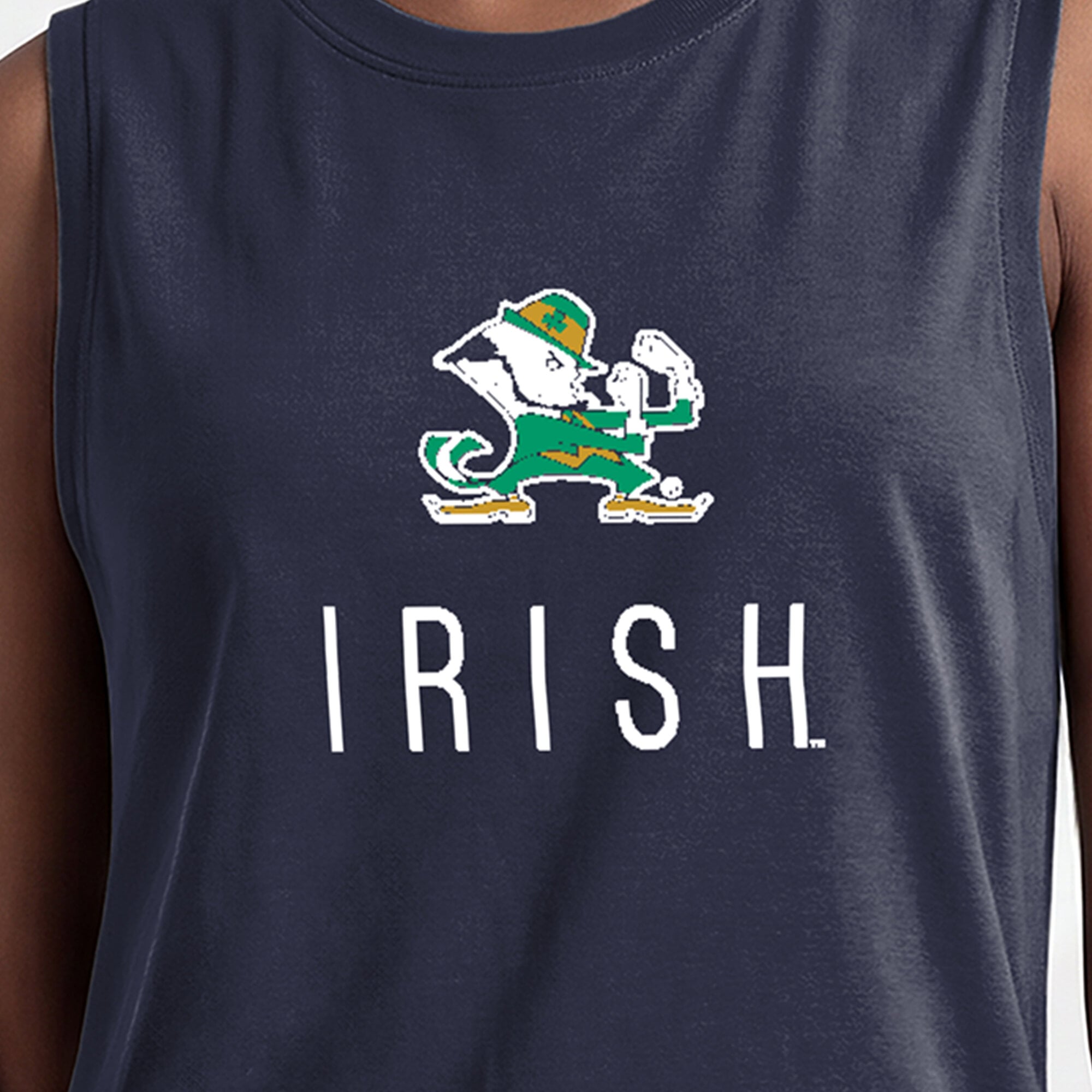 Women's Champion Navy Notre Dame Fighting Irish Lifestyle Tank Top