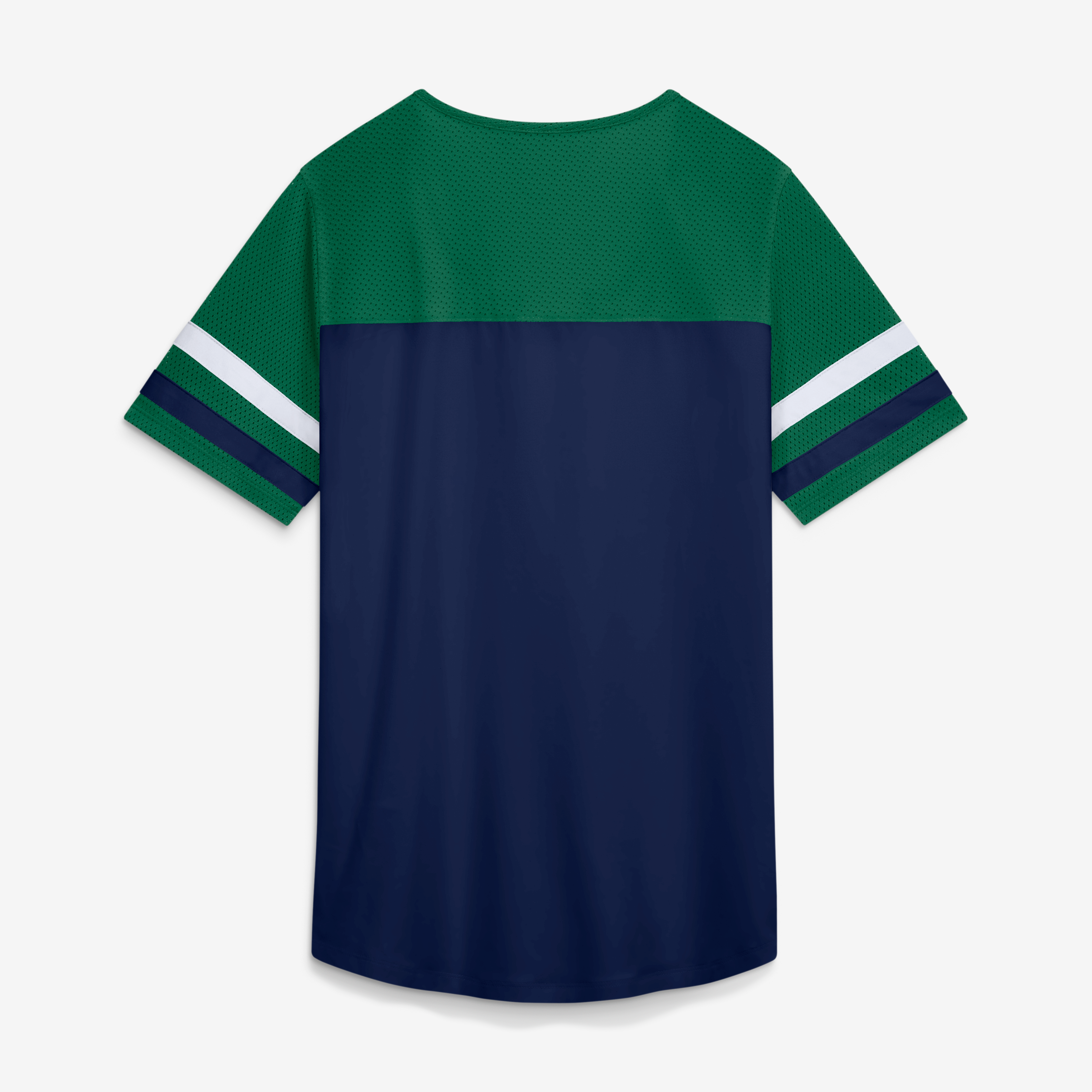 Women's Fanatics Navy Notre Dame Fighting Irish Power Play Athena Lace-Up T-Shirt
