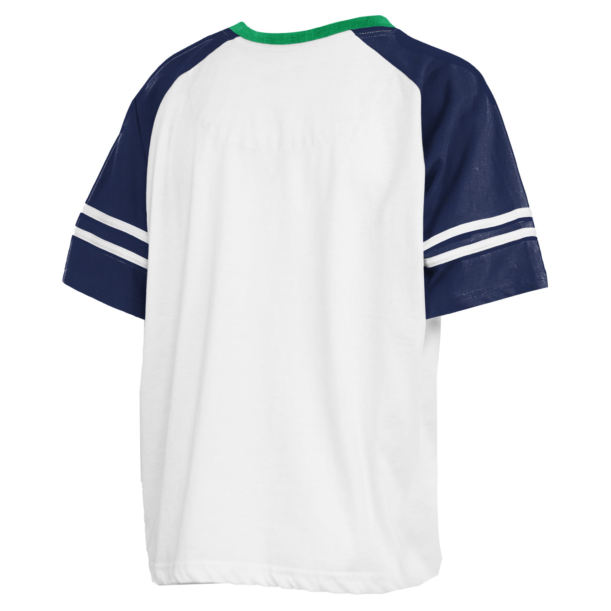 T-shirt Pressbox blanc pour femmes Notre Dame Fighting Irish Sky Colorblock