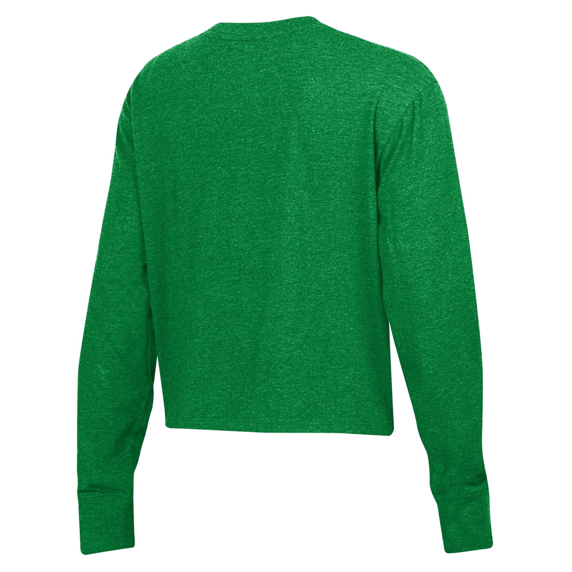 T-shirt court à manches longues Under Armour blanc Notre Dame Fighting Irish Icon Sleeve Two-Hit pour femme, en mélange de trois matières.