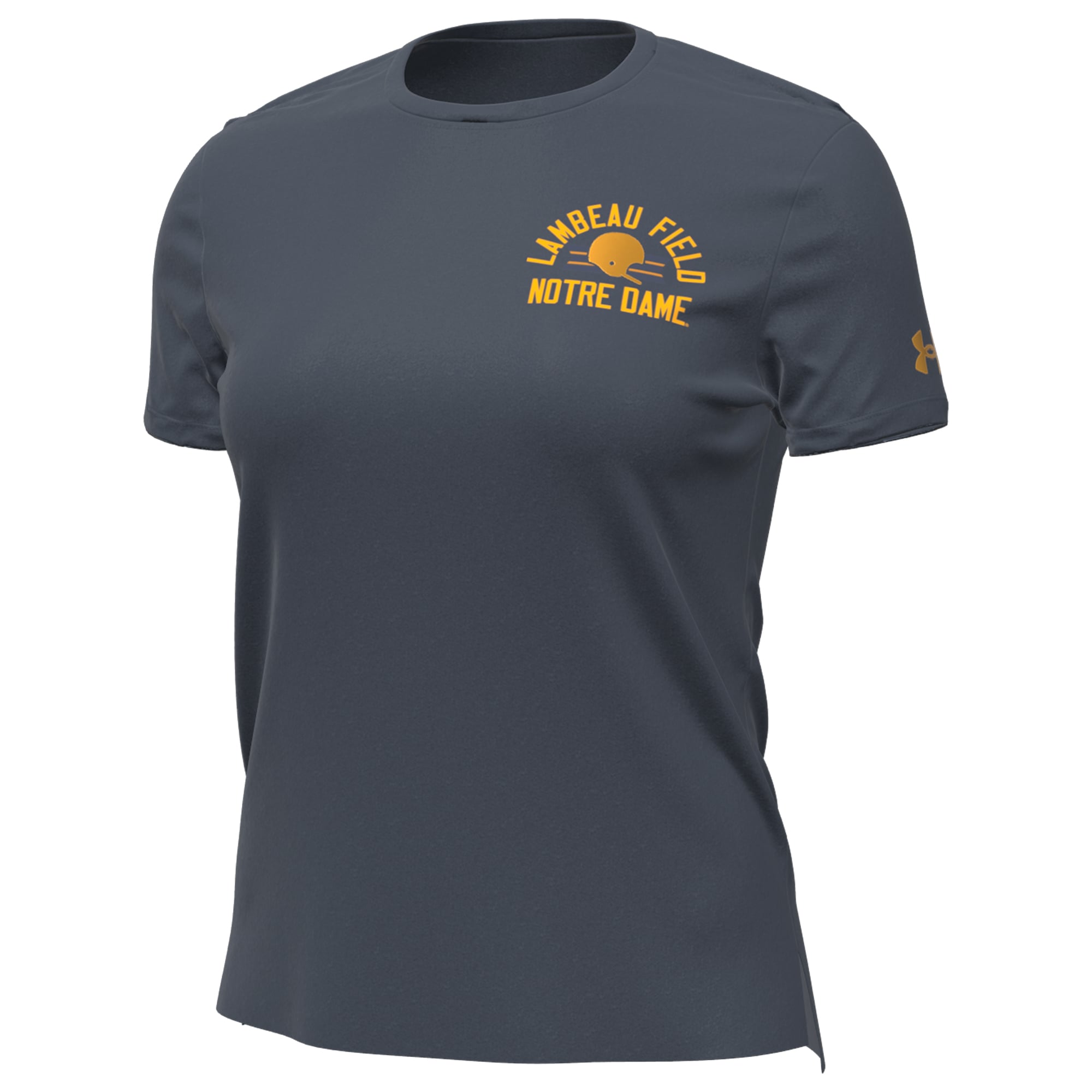 Women's Under Armour  Navy Notre Dame Fighting Irish 2026 Shamrock Series Vanish T-Shirt