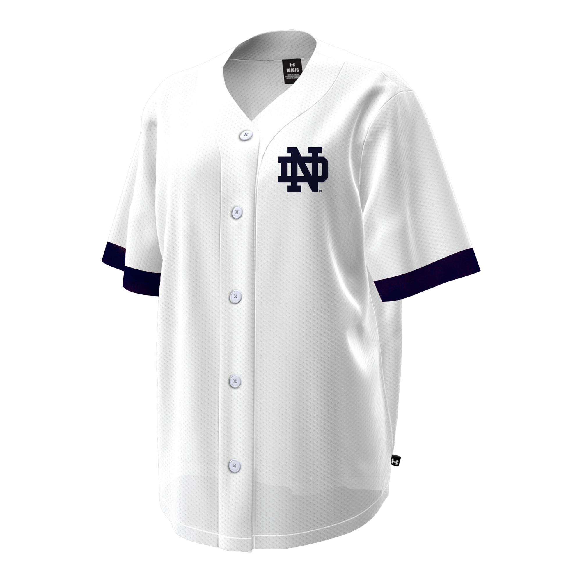 Women's Under Armour White Notre Dame Fighting Irish Baseball Jersey