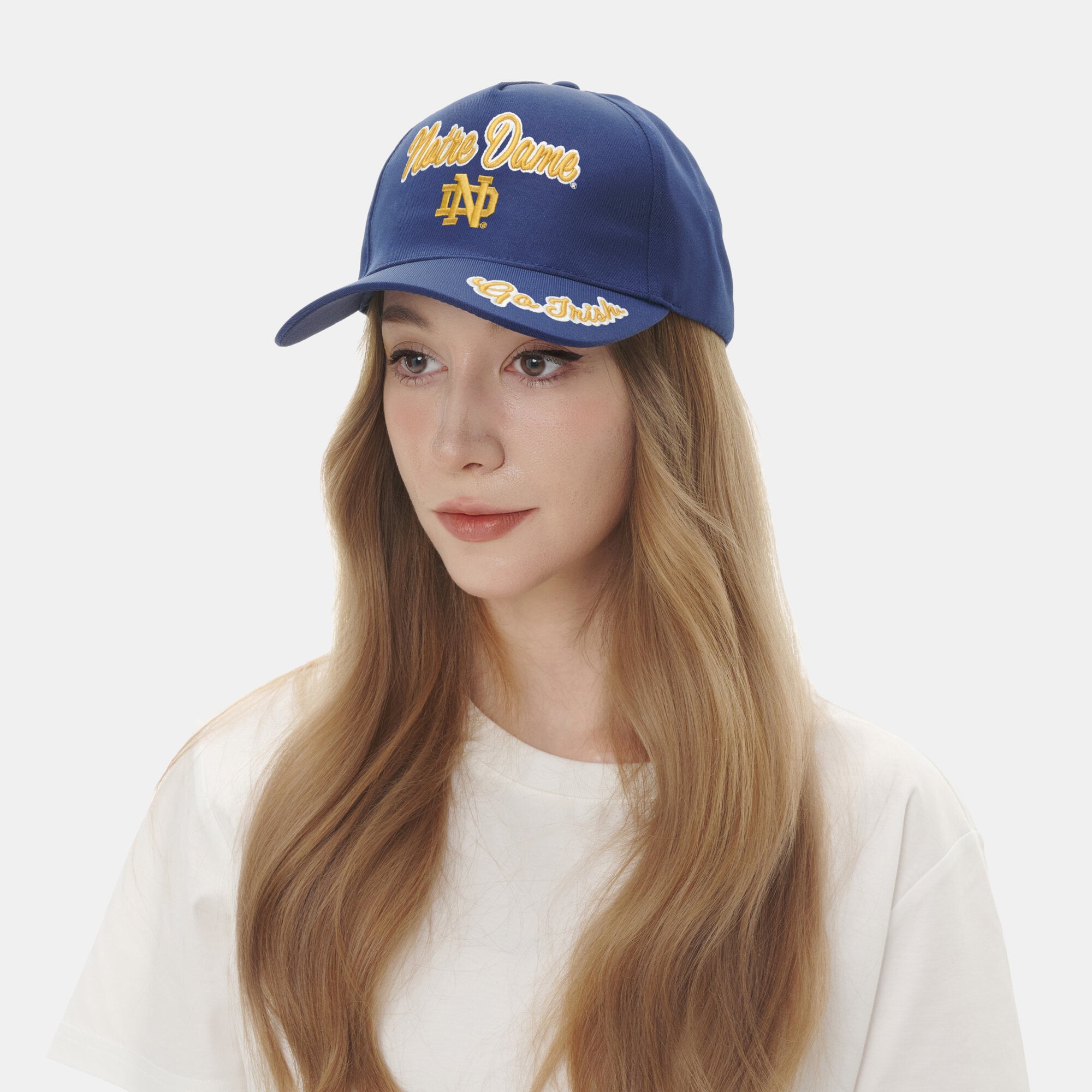 Chapeau ajustable ZooZatz bleu marine Notre Dame Fighting Irish Sweet Spirit pour femme