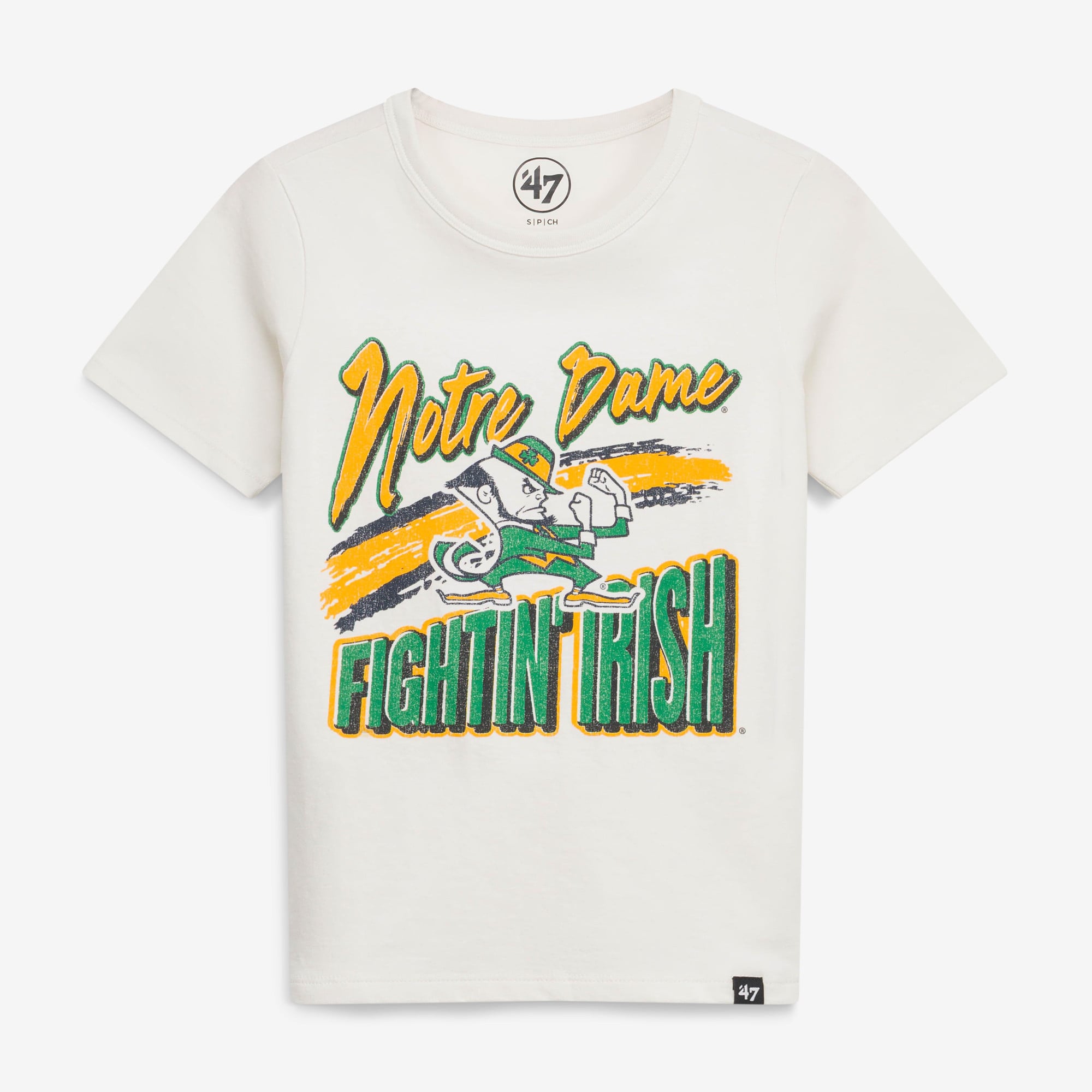 Youth '47 Cream Notre Dame Fighting Irish Dime Time Franklin T-Shirt