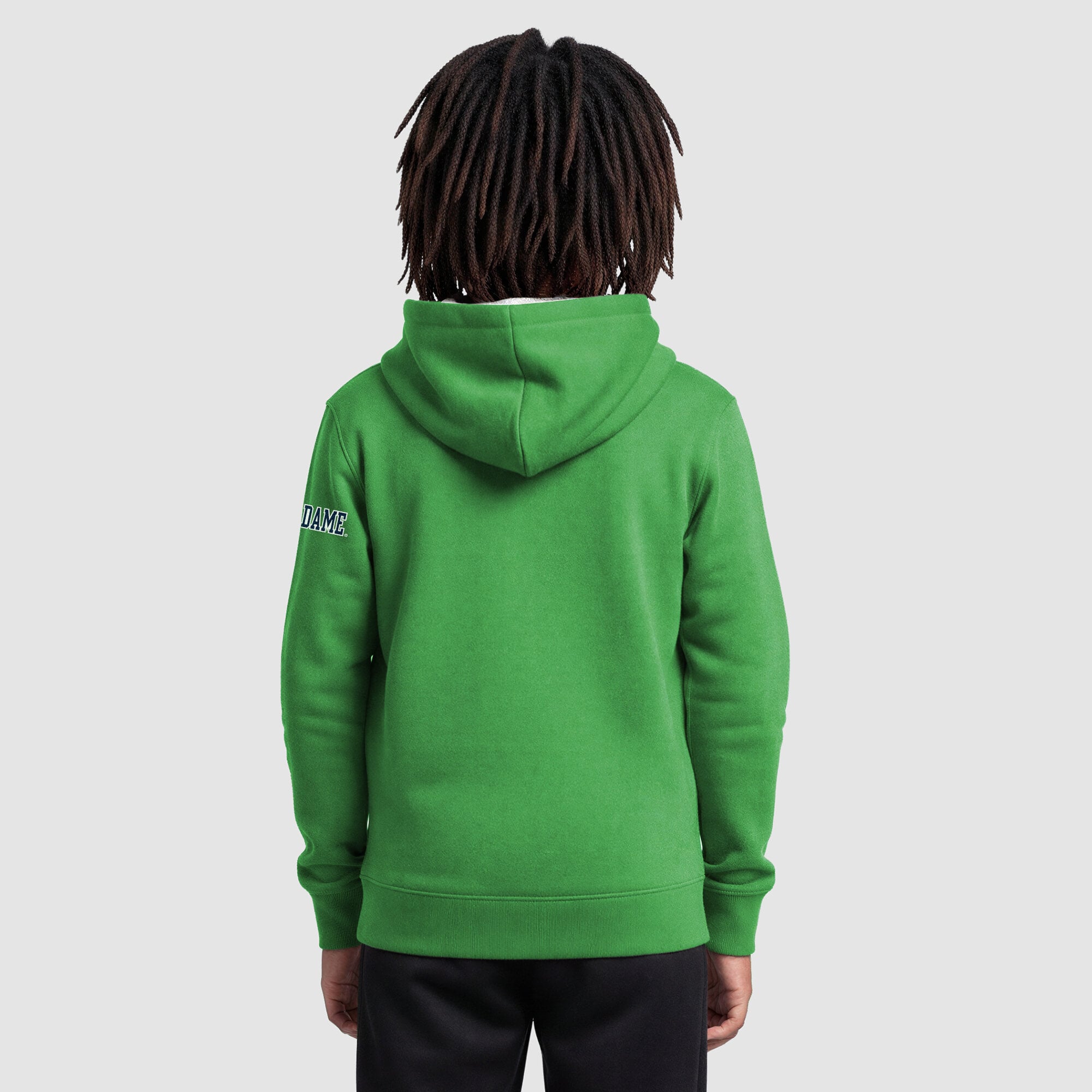 Sweat à capuche en polaire gris chiné Youth Champion Notre Dame Fighting Irish