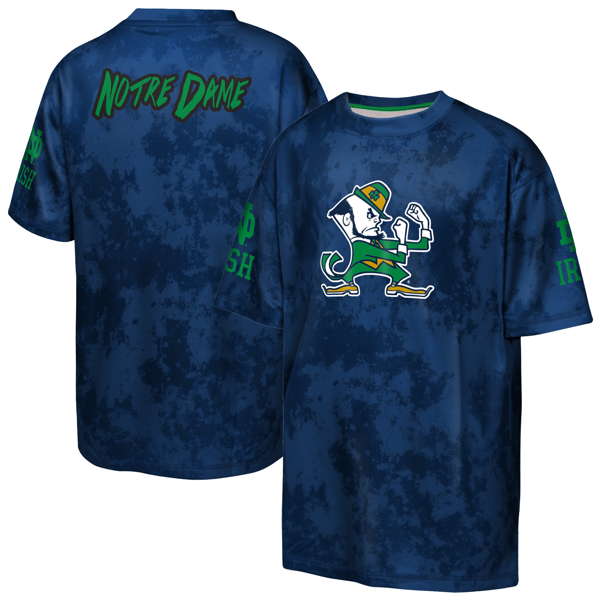 Youth Outerstuff  Navy Notre Dame Fighting Irish Off-Side Sublimated T-Shirt