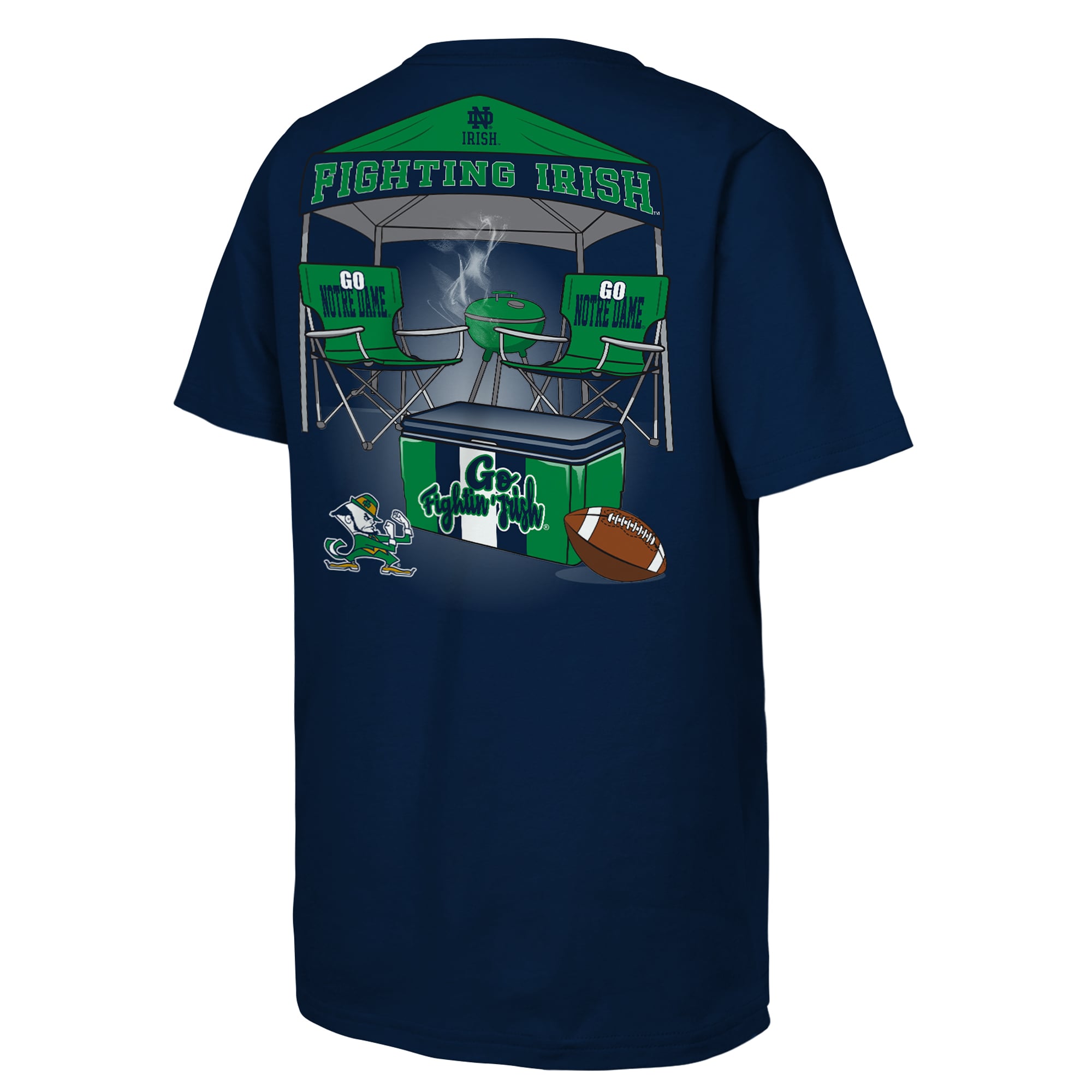 Youth Outerstuff Navy Notre Dame Fighting Irish Tailgater Hometown T-Shirt