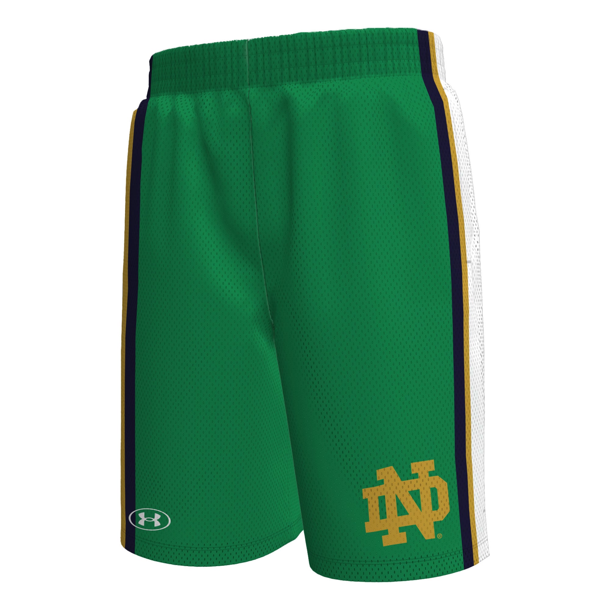 Short en maille ArmourFuse vert Kelly Notre Dame Fighting Irish pour jeunes