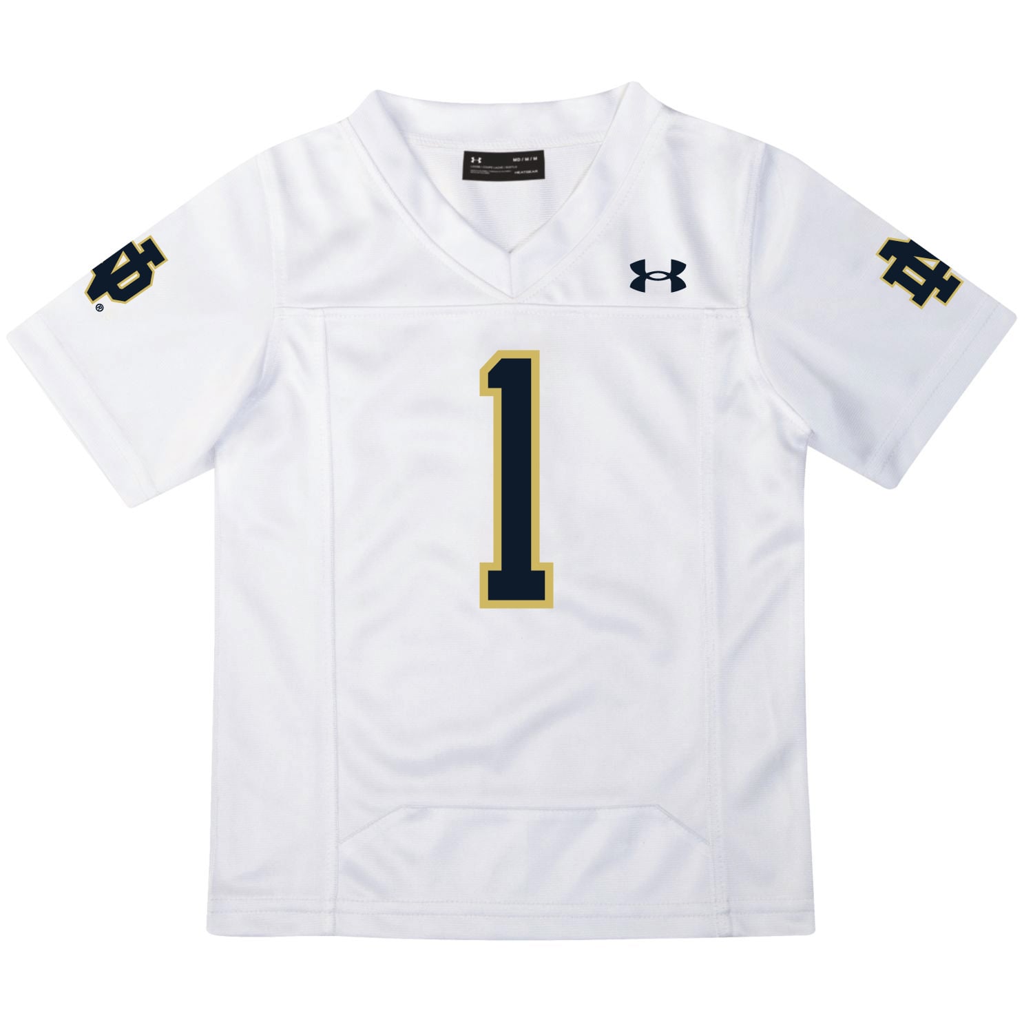 under armour notre dame youth football helmet and uniform set