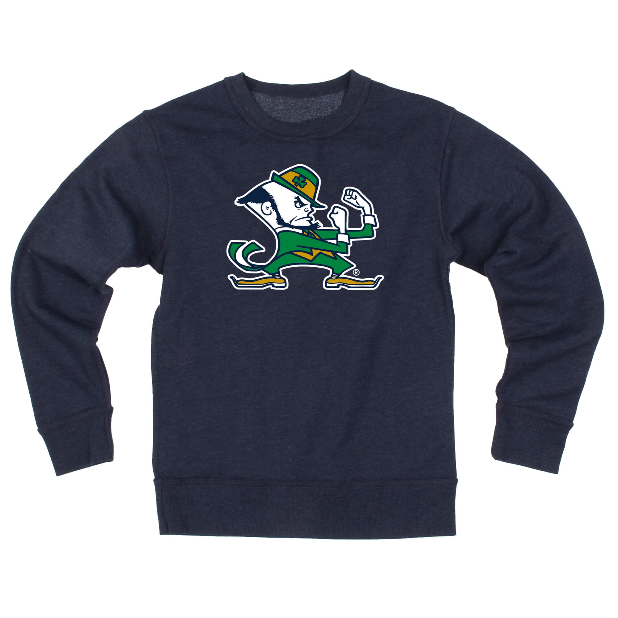 Youth Wes & Willy  Navy Notre Dame Fighting Irish Reversible Sweatshirt