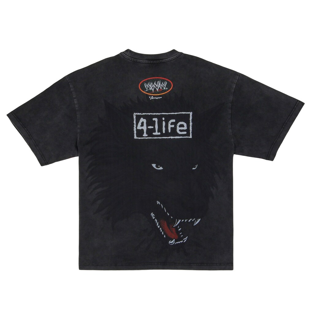 nWo WWE x John Geiger  Wolfpac T-Shirt – Black