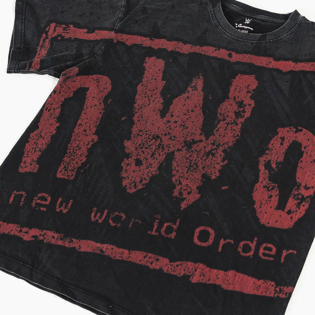 nWo WWE x John Geiger  Wolfpac T-Shirt – Black
