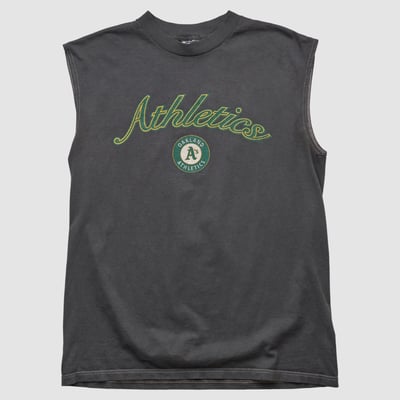 Oakland Athletics CSA 2000s Tank - Black - S by Fanatics Real Vintage