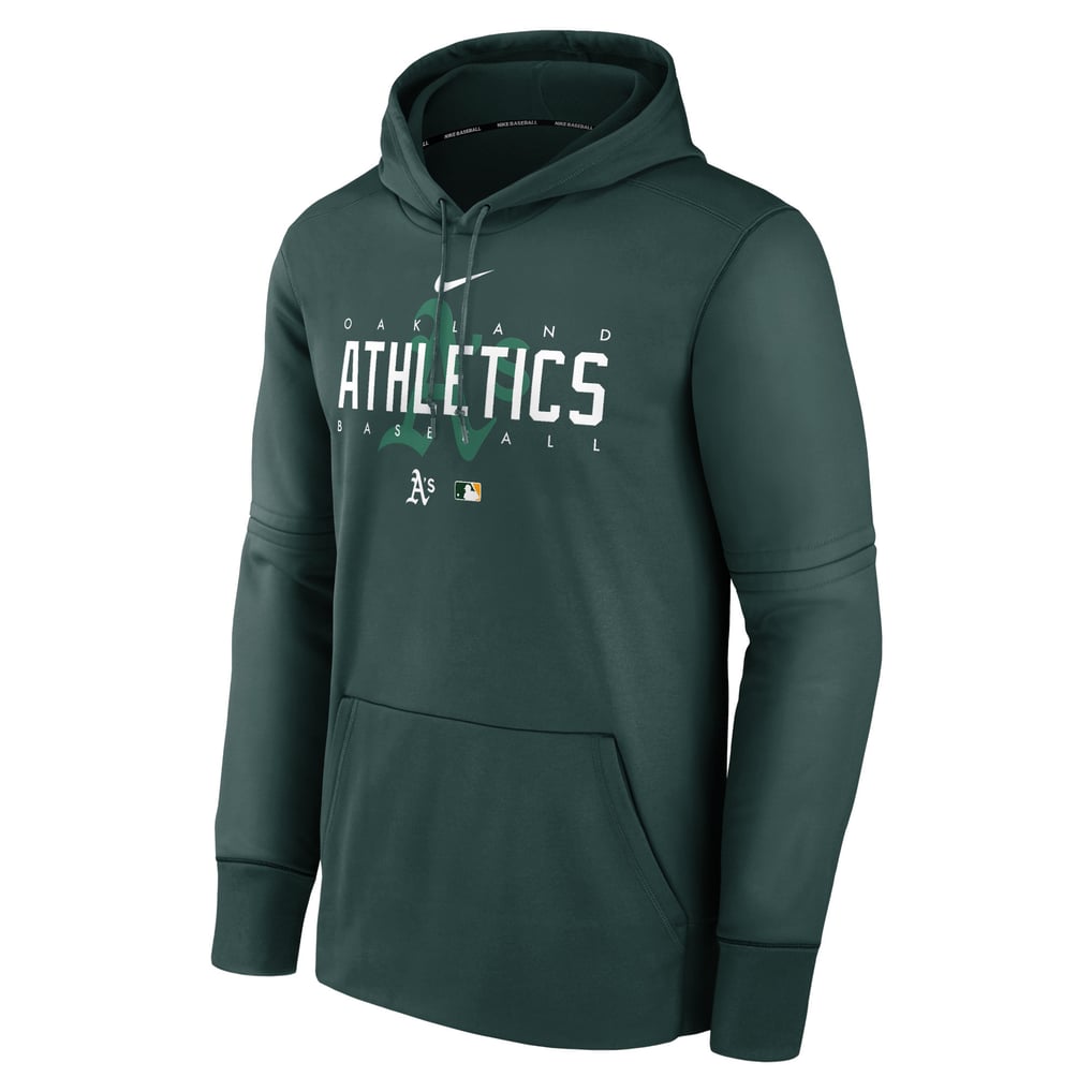 Oakland Athletics Nike Authentic Collection Pre Game Therma Hoodie 
