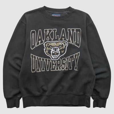 Oakland Golden Grizzlies Jansport 2000s Pullover Sweatshirt - Black - S by Fanatics Real Vintage