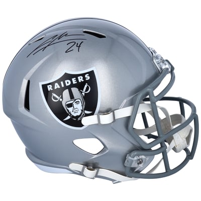 Charles Woodson Oakland Raiders Fanatics Authentic Autographed Riddell Speed Replica Helmet