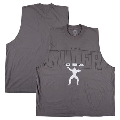Oba Femi Event-Worn Grey The Ruler T-Shirt - Worn During the July 27, 2026, Episode of Monday Night RAW from Los Angeles, California