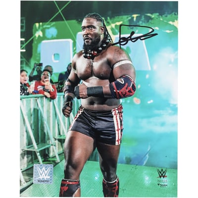 Oba Femi WWE Autographed Fanatics Authentic 8" x 10" Entrance Walk Photograph  