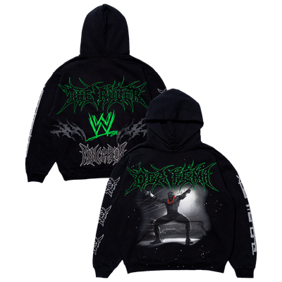 Sweat à capuche unisexe Oba Femi Complex x WWE x Ken Carson - Noir