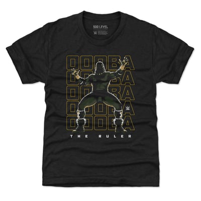 Oba Femi 500 Level Youth Chant Pose Repeat T-Shirt - Black