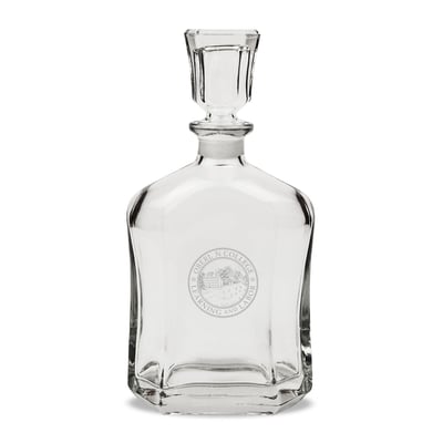 Oberlin Yeomen 23.75oz. Crystal Whisky Decanter