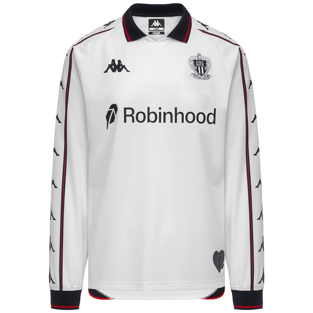Nice Kappa Away Shirt 2026-27 - Long Sleeve