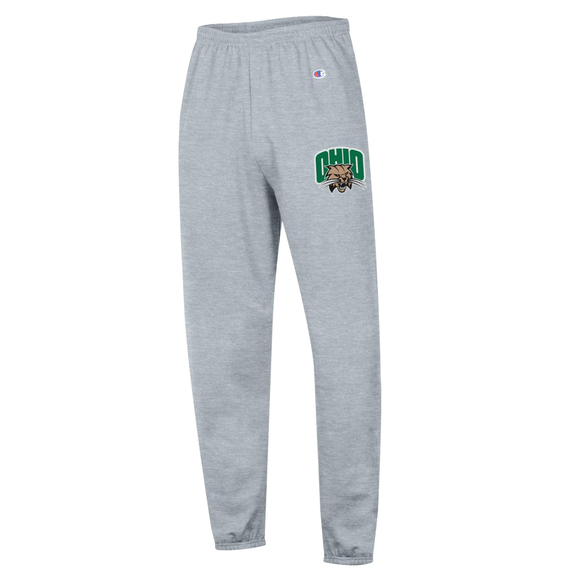 Pantalon de survêtement Champion pour homme, gris chiné, Ohio Bobcats, en polaire Powerblend.
