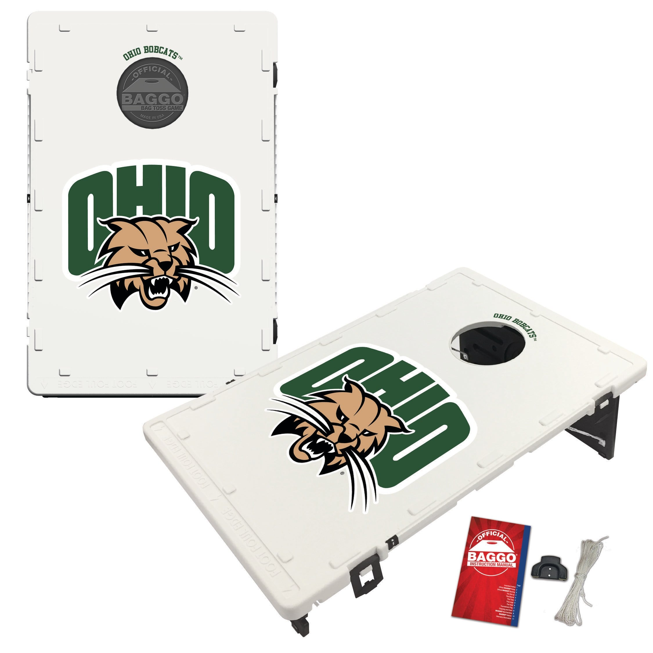 Ohio Bobcats 2' x 3' Classic Bean Bag Toss Cornhole Game Set