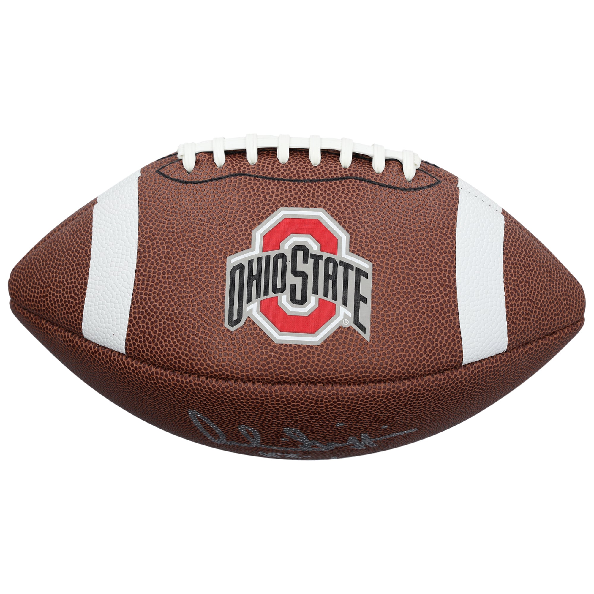 Ballon de football américain réplique Nike autographié par Archie Griffin (Ohio State Buckeyes) avec inscription « HT 74-75 »