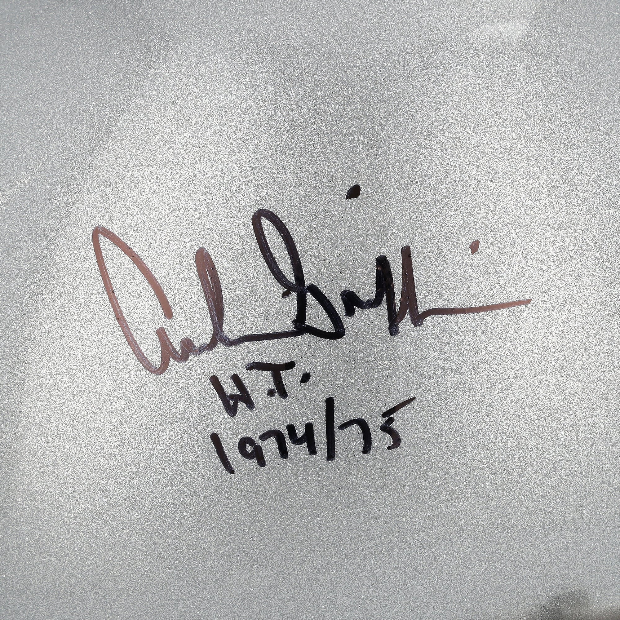 Casque réplique Riddell Speed ​​autographié par Archie Griffin (Ohio State Buckeyes) avec inscription « HT 74/75 »