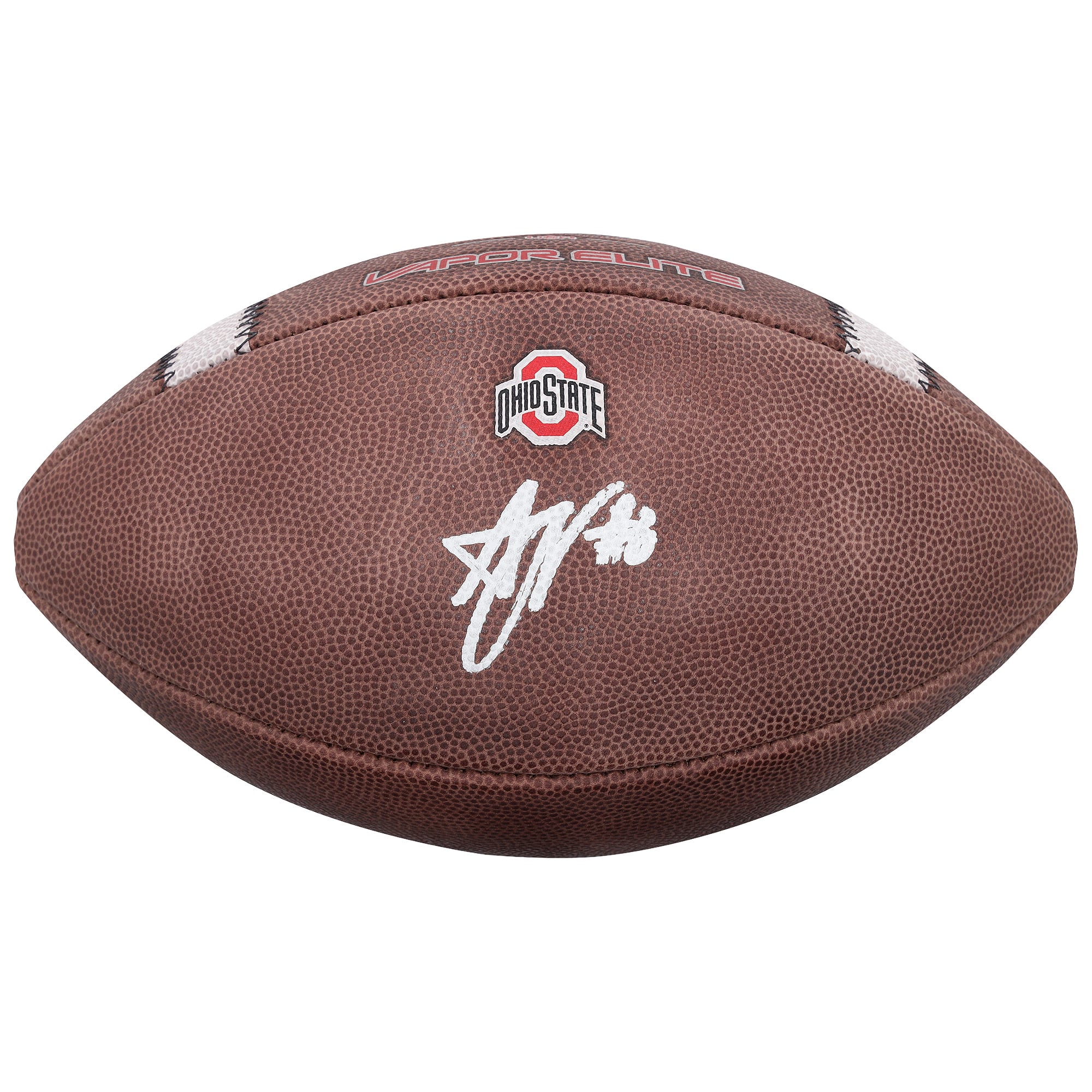 Arvell Reese Ohio State Buckeyes Autographed Nike Vapor Elite Game Football