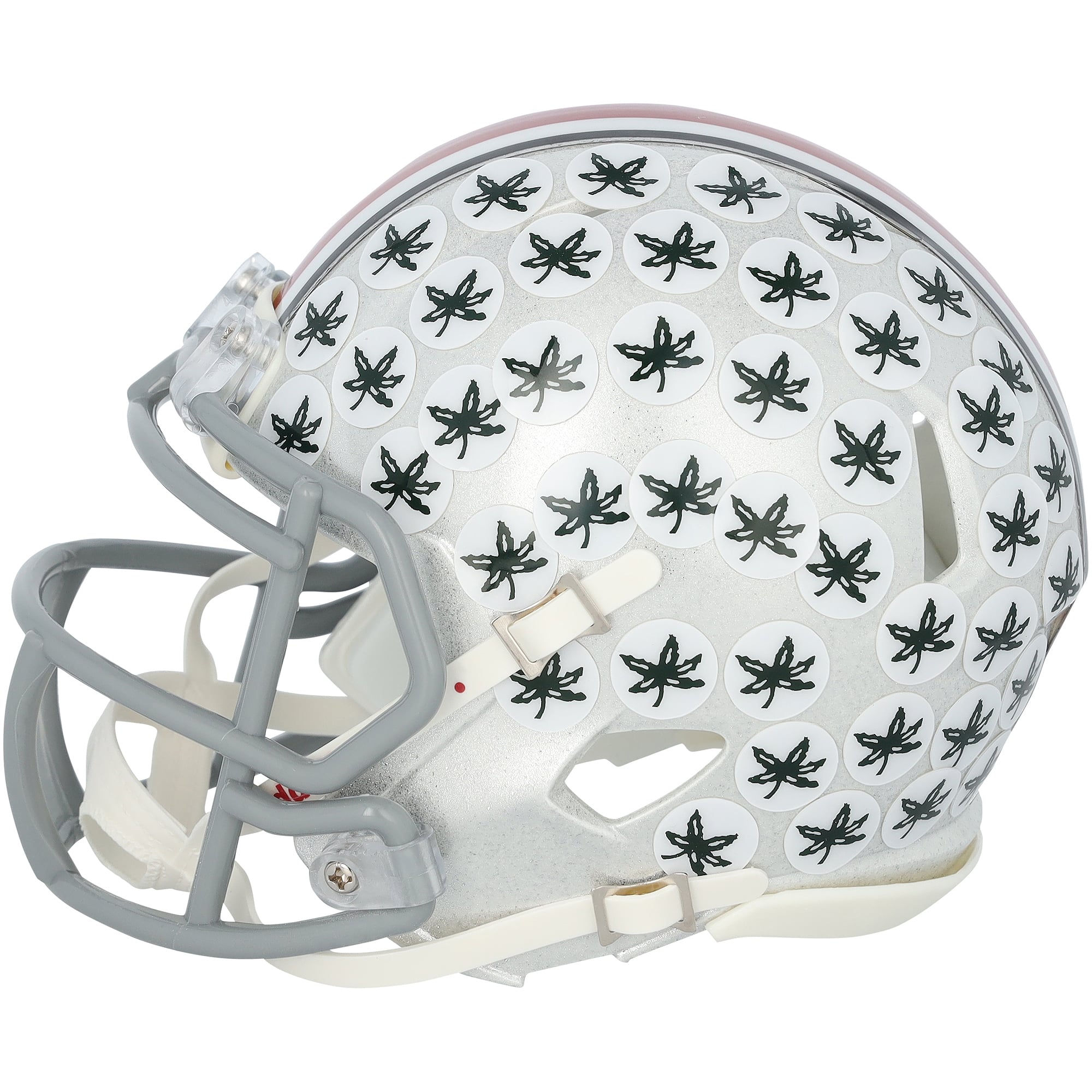 Arvell Reese Ohio State Buckeyes Autographed Riddell 2024 College Football Playoff Champions Speed Mini Helmet