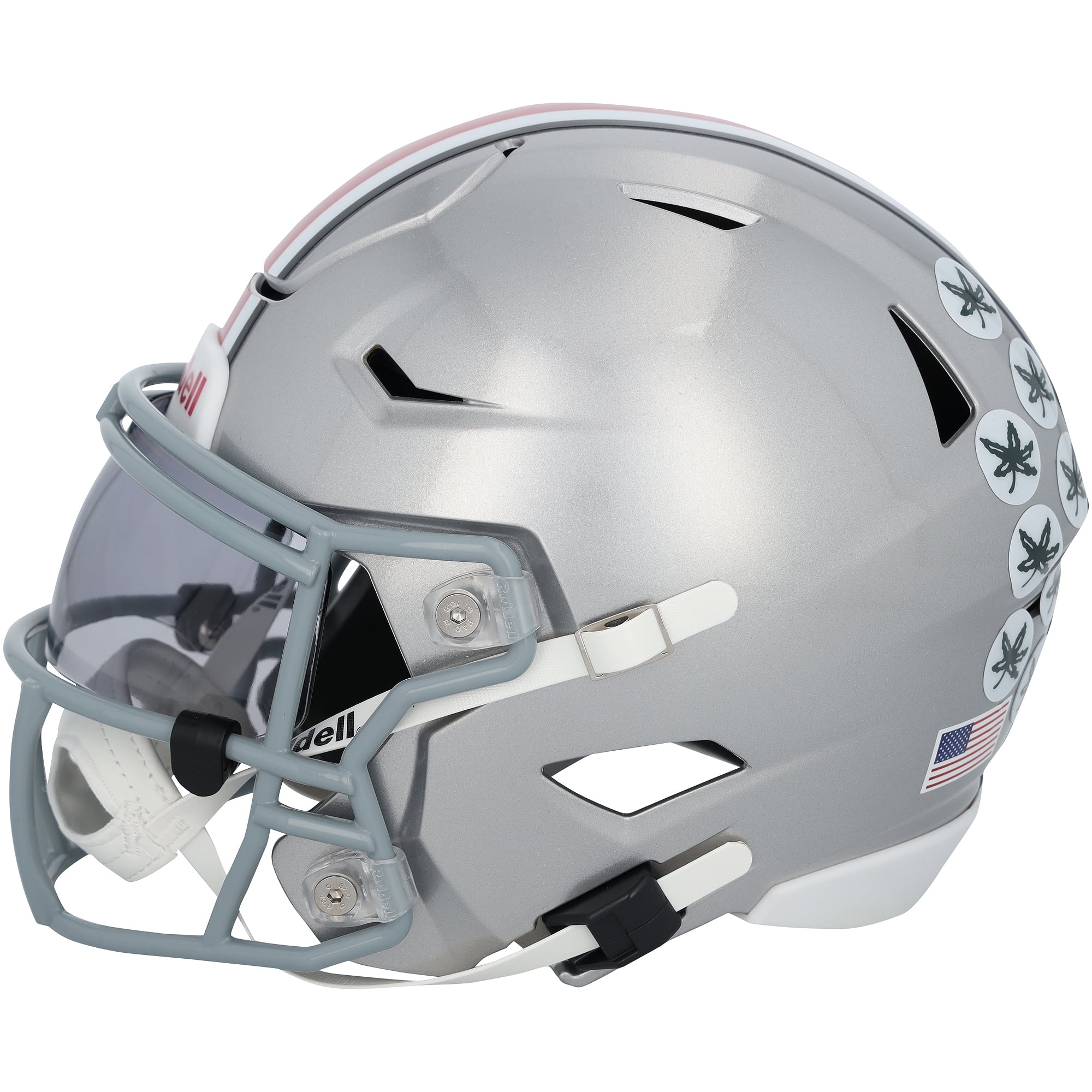 Casque Riddell Speed ​​Flex de taille moyenne autographié par Chris Olave, joueur des Ohio State Buckeyes