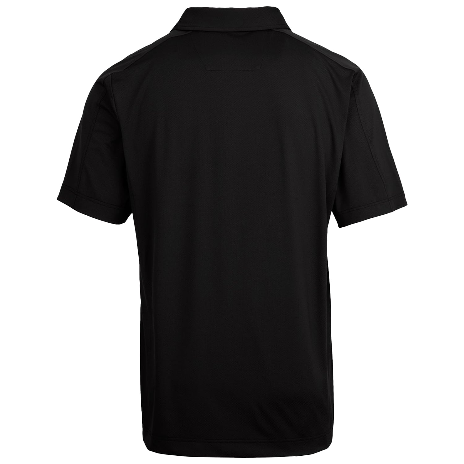Cutter & Buck Black Ohio State Buckeyes Primary Team Logo Prospect Textured Stretch Polo