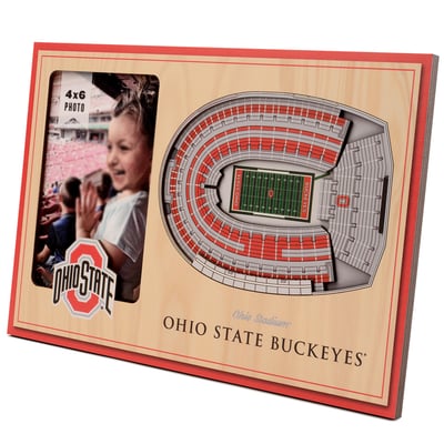 Ohio State Buckeyes Fanpoint 3D StadiumView Picture Frame